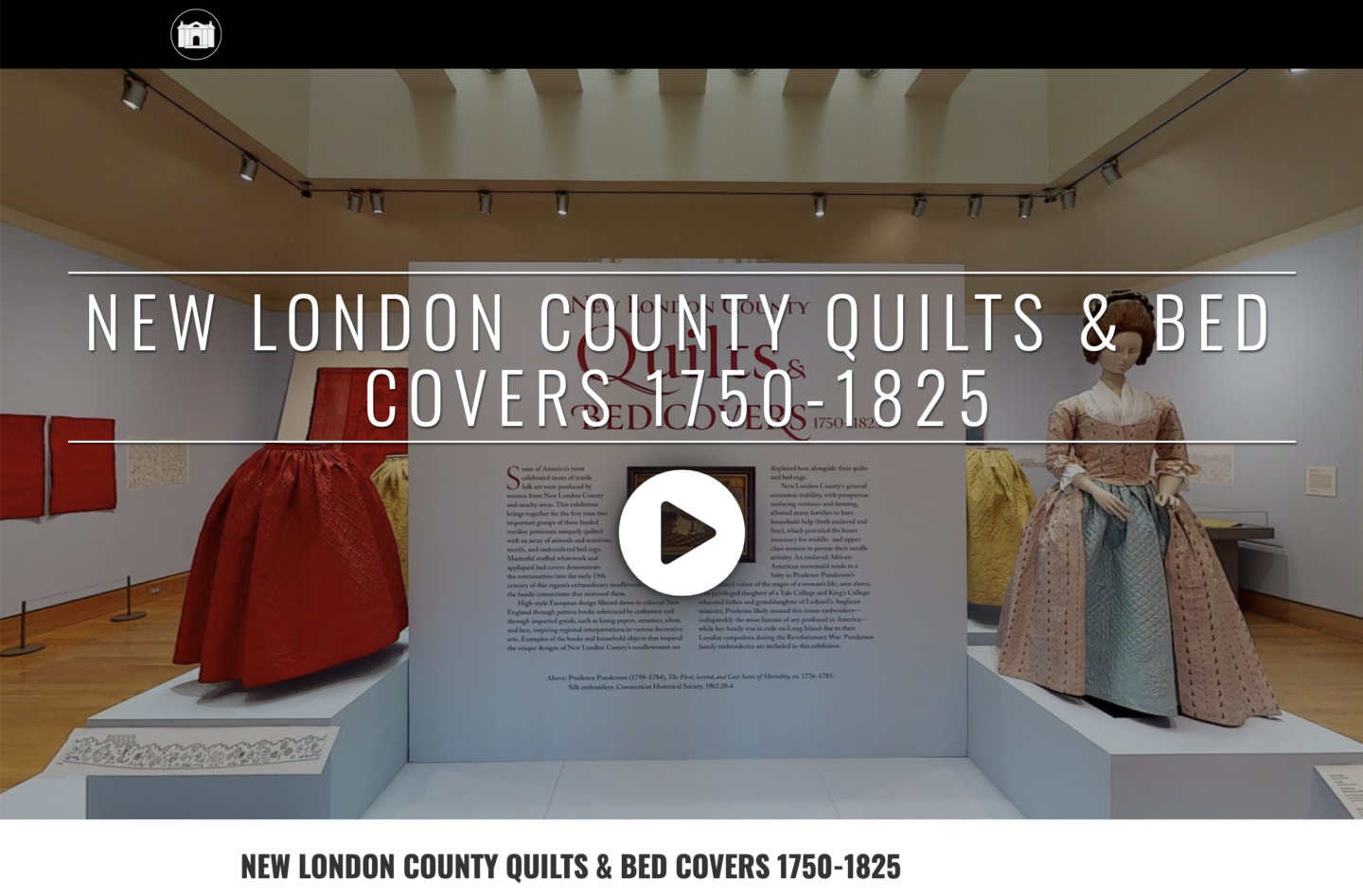 New London County Quilts & Bed Covers, 1750-1825