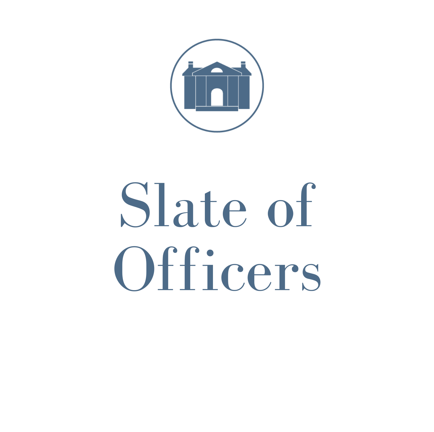 Slate of Officers